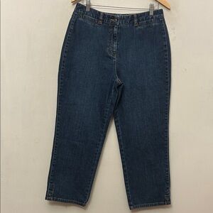 Talbots denim jeans Ankle snap Size 10 EUC
